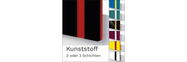 Kunststoff mehrschichtig farbig