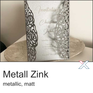 LaserPaper Metall Zink