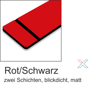 TroLase Rot/Schwarz 1,6mm