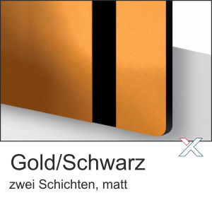 TroLase Metallic Gold/Schwarz 1,6mm