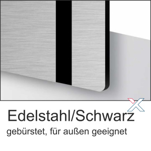 TroLase Metallic Plus Edelstahl/Schwarz 1,6mm