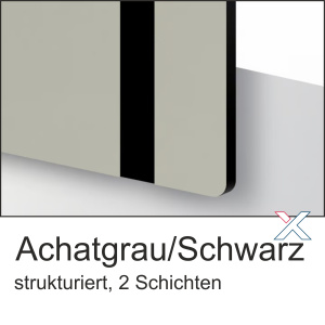 TroLase Textures Achatgrau/Schwarz 1,6mm